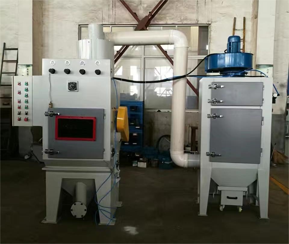 璧山中小型零件履带式自动喷砂机高效清洁省时省力