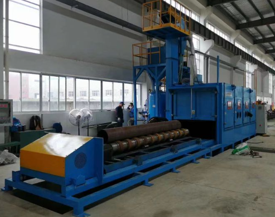 璧山喷砂机在管道除锈中的现场施工应用