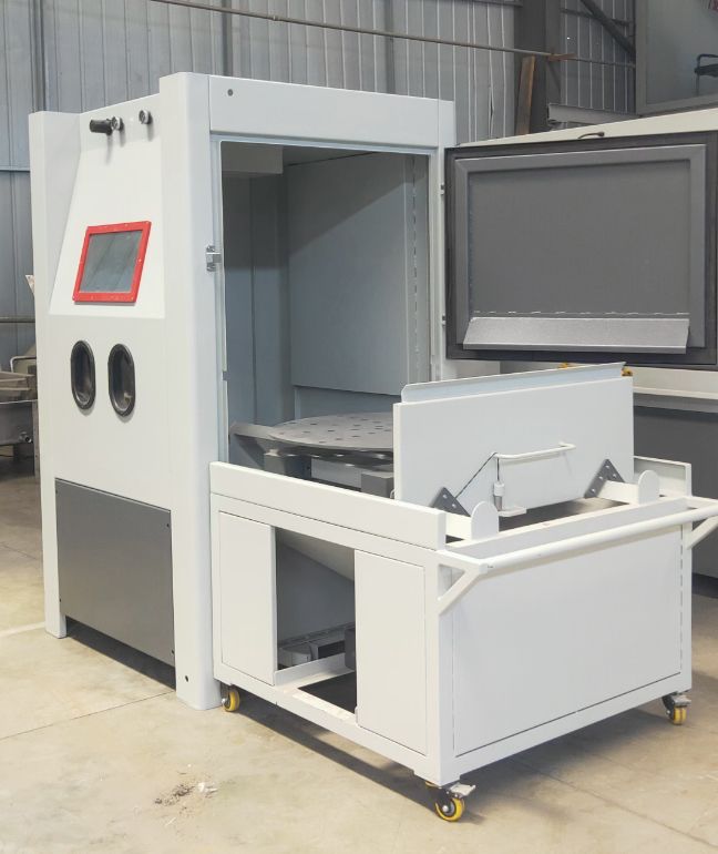 璧山箱式喷砂机 适合小工件批量处理