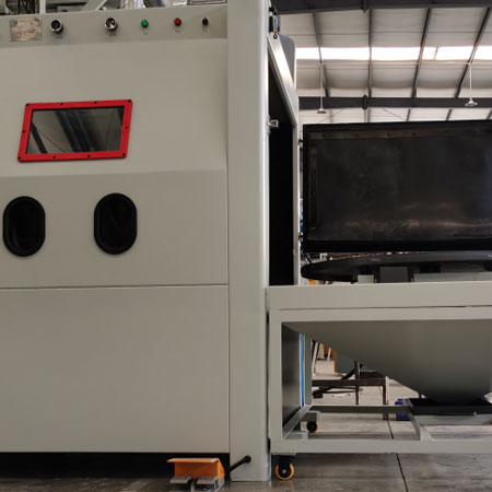 璧山无尘喷砂机半自动模具喷砂机